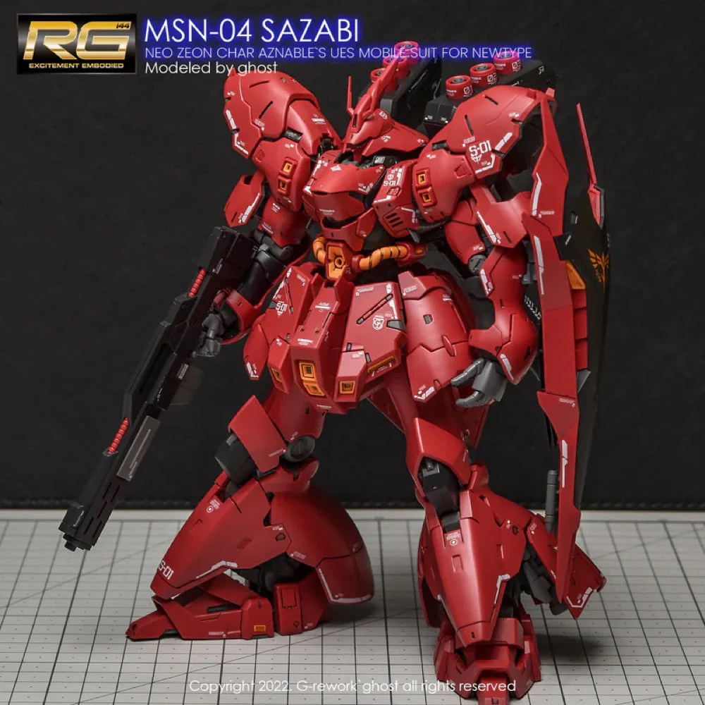 G-Rework CD-RG29 Premium Decal for RG Sazabi (v2.0) - Image 14