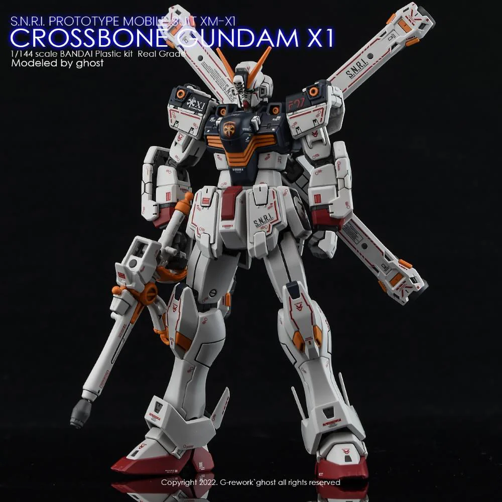 G-Rework CD-RG31 Premium Decal for RG Crossbone Gundam X1 - Image 3