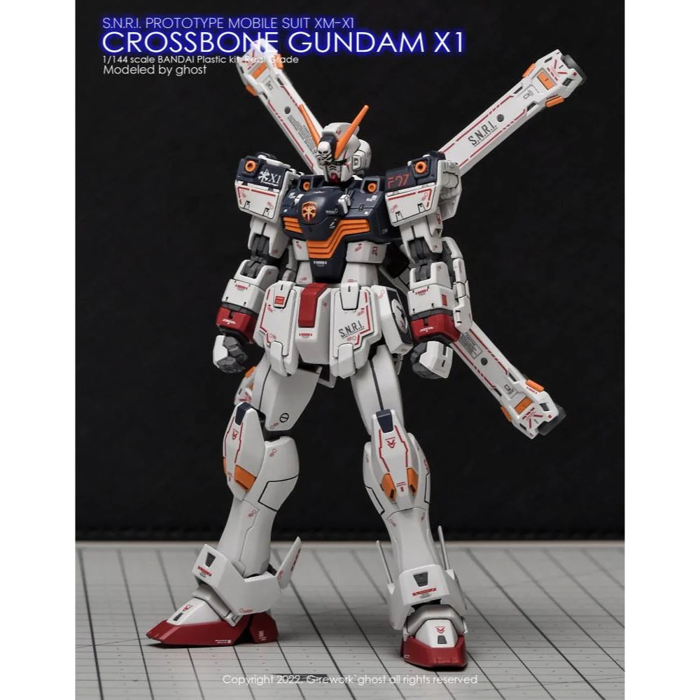 G-Rework CD-RG31 Premium Decal for RG Crossbone Gundam X1 - Image 4