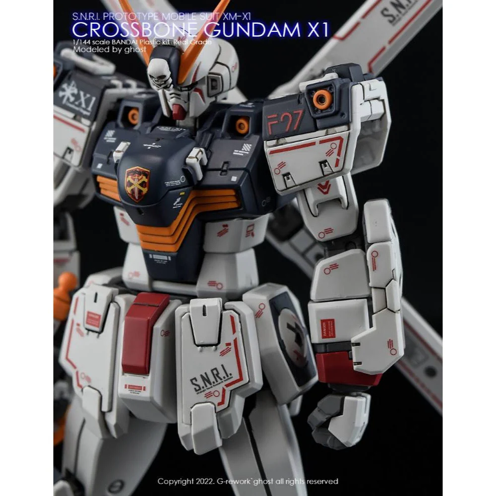 G-Rework CD-RG31 Premium Decal for RG Crossbone Gundam X1 - Image 9