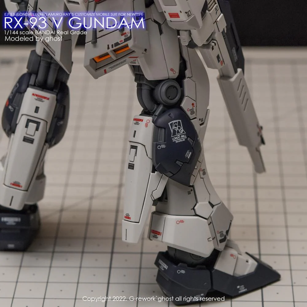 G-Rework CD-RG32 Premium Decal for RG Rx-93 Nu Gundam (Decal V2.0) - Image 11
