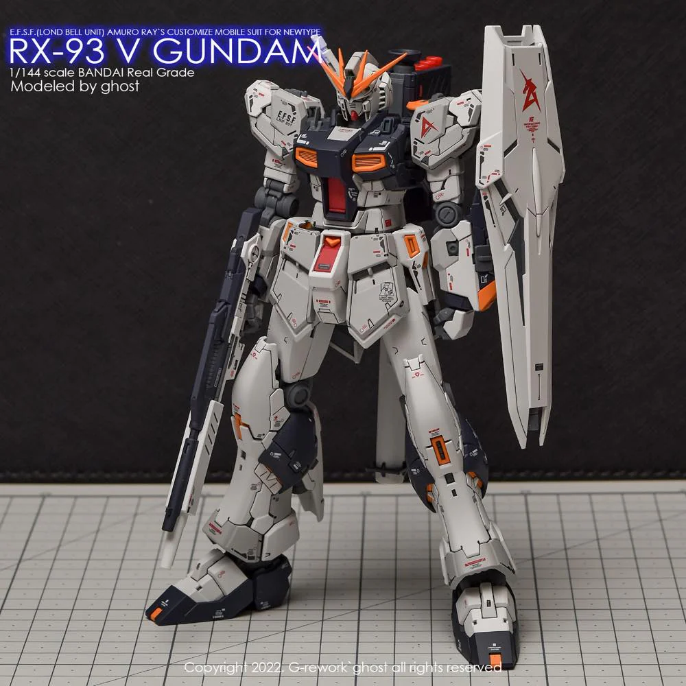 G-Rework CD-RG32 Premium Decal for RG Rx-93 Nu Gundam (Decal V2.0) - Image 4