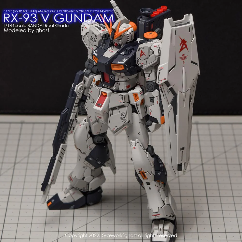 G-Rework CD-RG32 Premium Decal for RG Rx-93 Nu Gundam (Decal V2.0) - Image 5