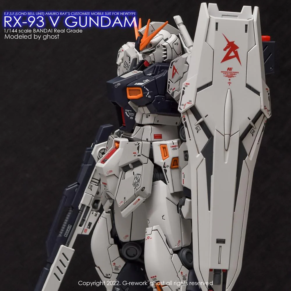 G-Rework CD-RG32 Premium Decal for RG Rx-93 Nu Gundam (Decal V2.0) - Image 6