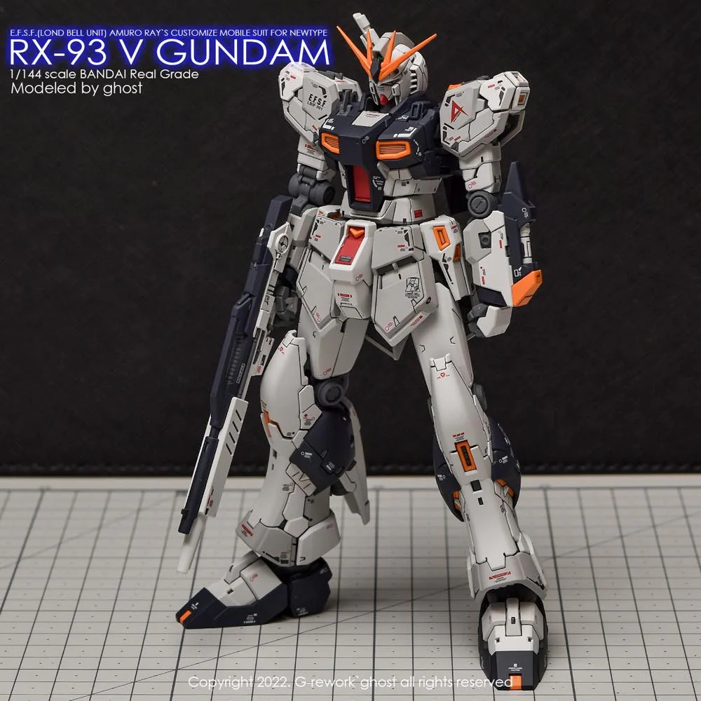 G-Rework CD-RG32 Premium Decal for RG Rx-93 Nu Gundam (Decal V2.0) - Image 7