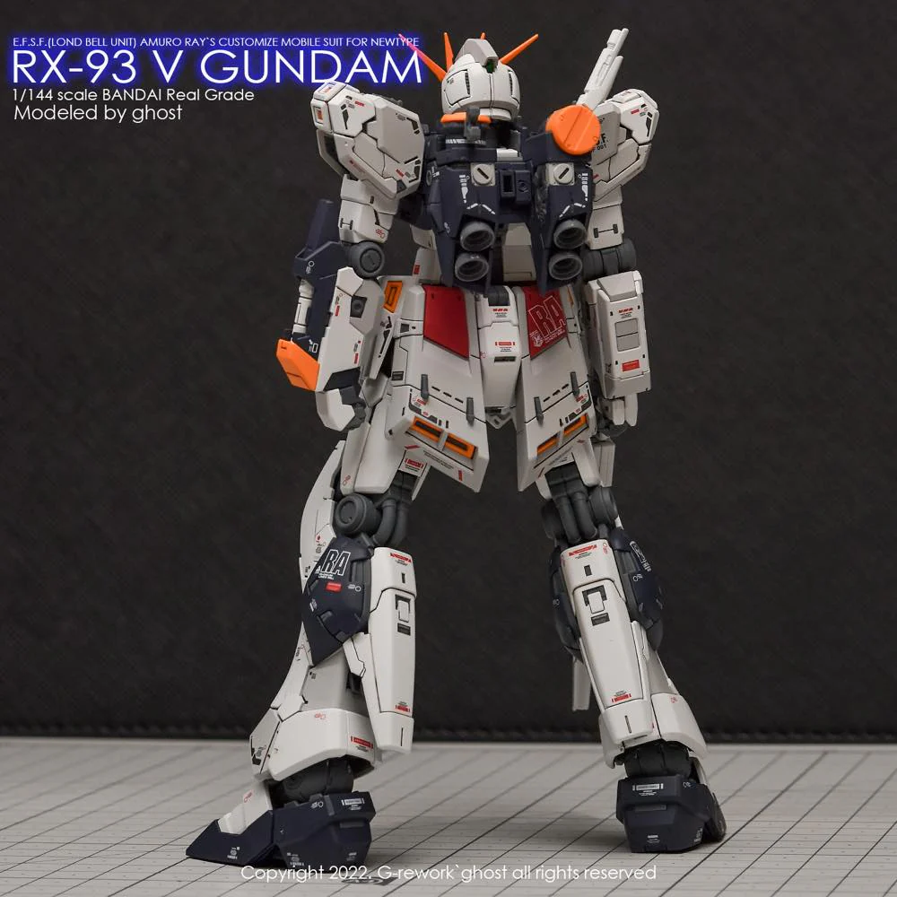 G-Rework CD-RG32 Premium Decal for RG Rx-93 Nu Gundam (Decal V2.0) - Image 9