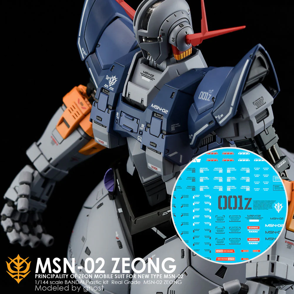 G-Rework CD-RG34 Premium Decal for RG Zeong