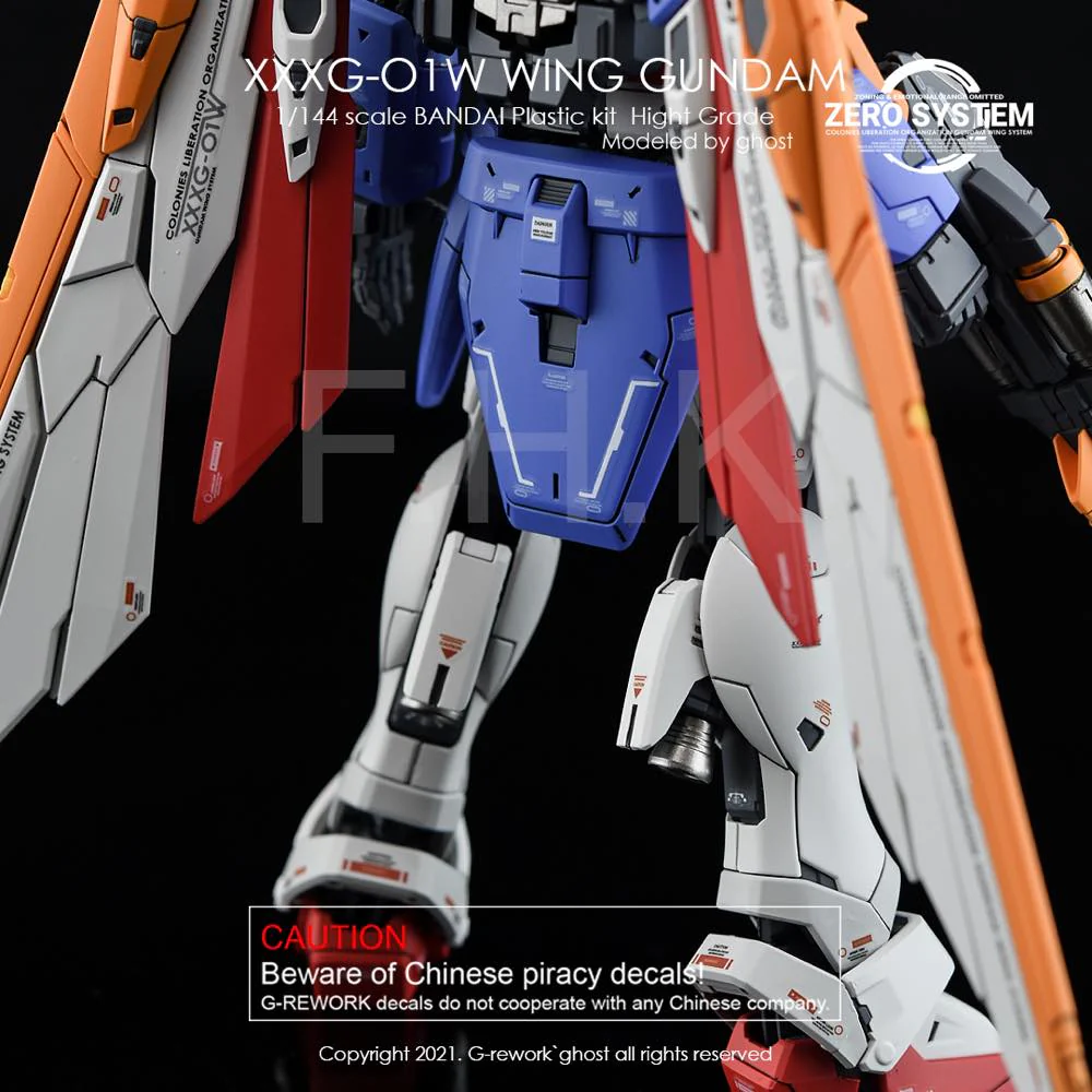 G-Rework CD-RG35 Premium Decal for RG Wing Gundam Tv.Ver - Image 5
