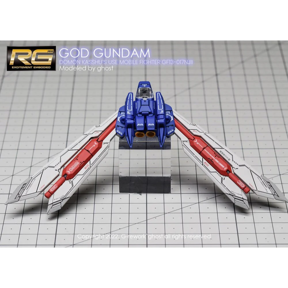 G-Rework CD-RG37 Premium Decal for RG God Gundam - Image 10