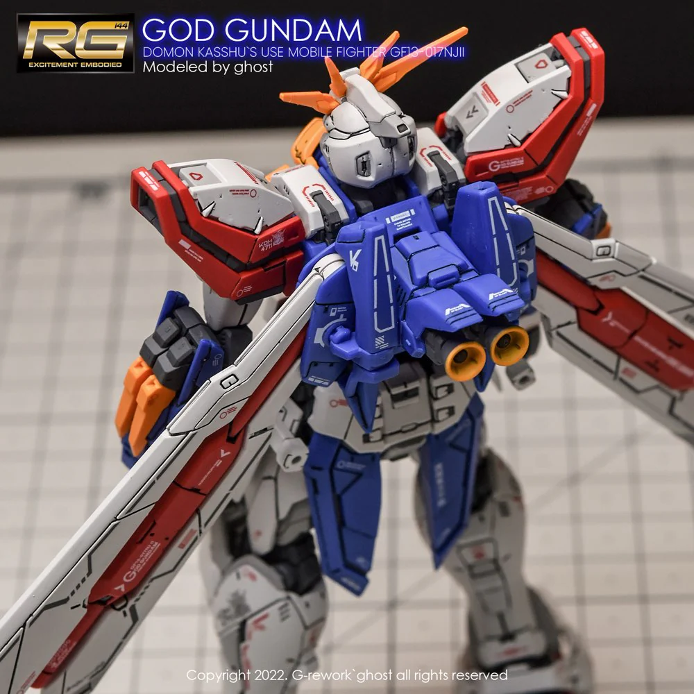 G-Rework CD-RG37 Premium Decal for RG God Gundam - Image 14