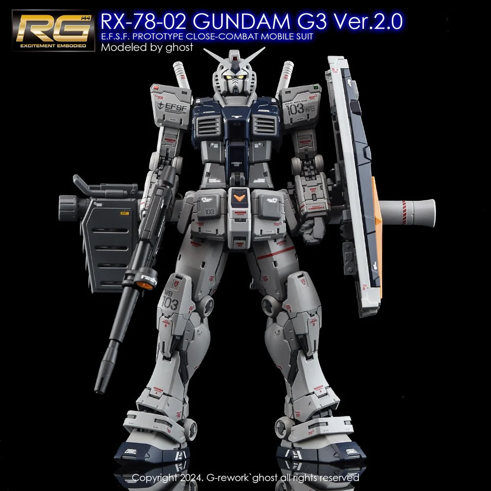 G-Rework CD-RG40-G3 Premium Decal for RG Rx-78-2 Gundam G3 Ver.2.0 - Image 3