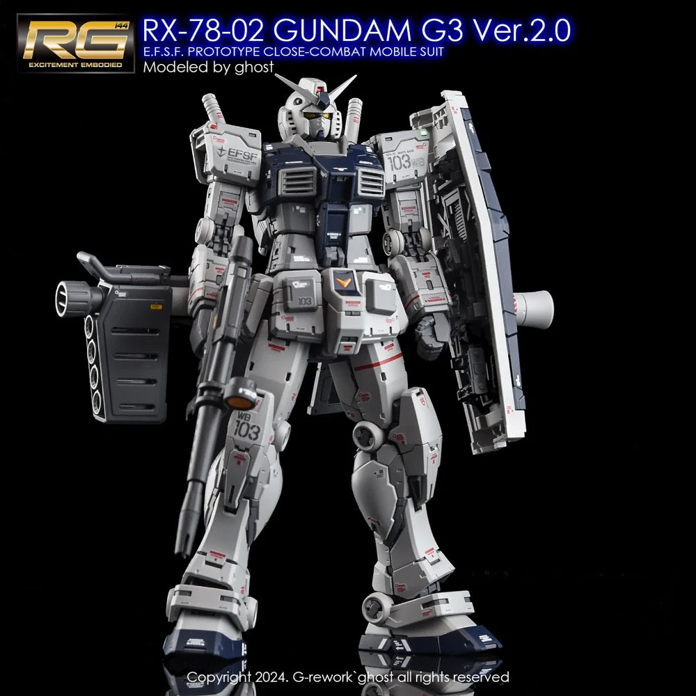 G-Rework CD-RG40-G3 Premium Decal for RG Rx-78-2 Gundam G3 Ver.2.0 - Image 5