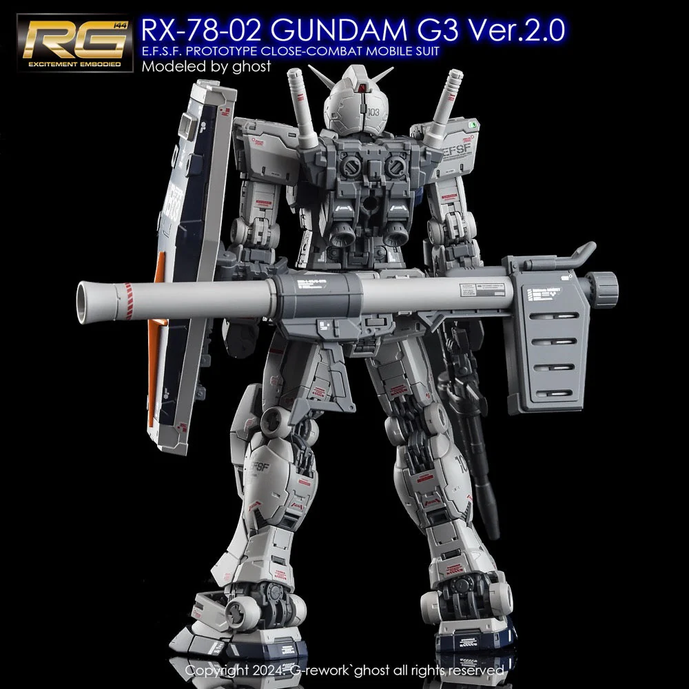 G-Rework CD-RG40-G3 Premium Decal for RG Rx-78-2 Gundam G3 Ver.2.0 - Image 7