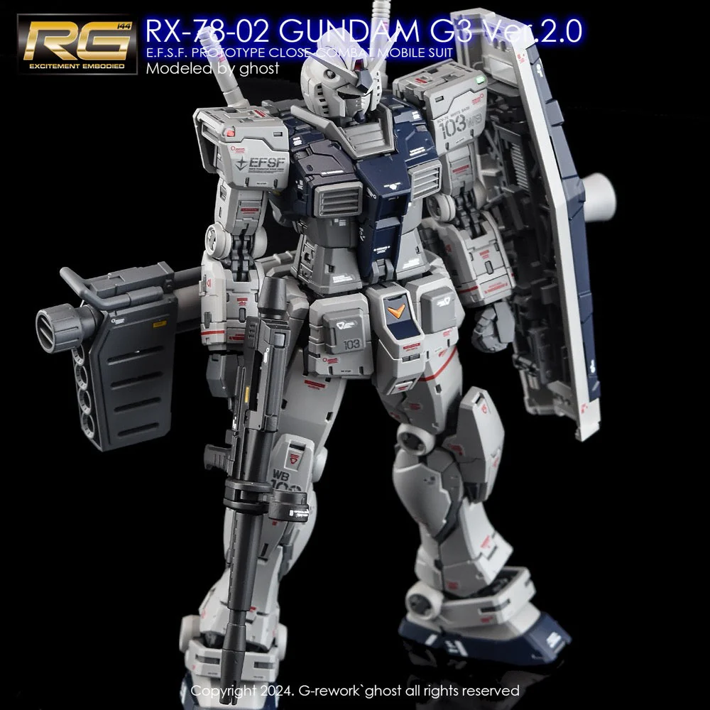 G-Rework CD-RG40-G3 Premium Decal for RG Rx-78-2 Gundam G3 Ver.2.0 - Image 8