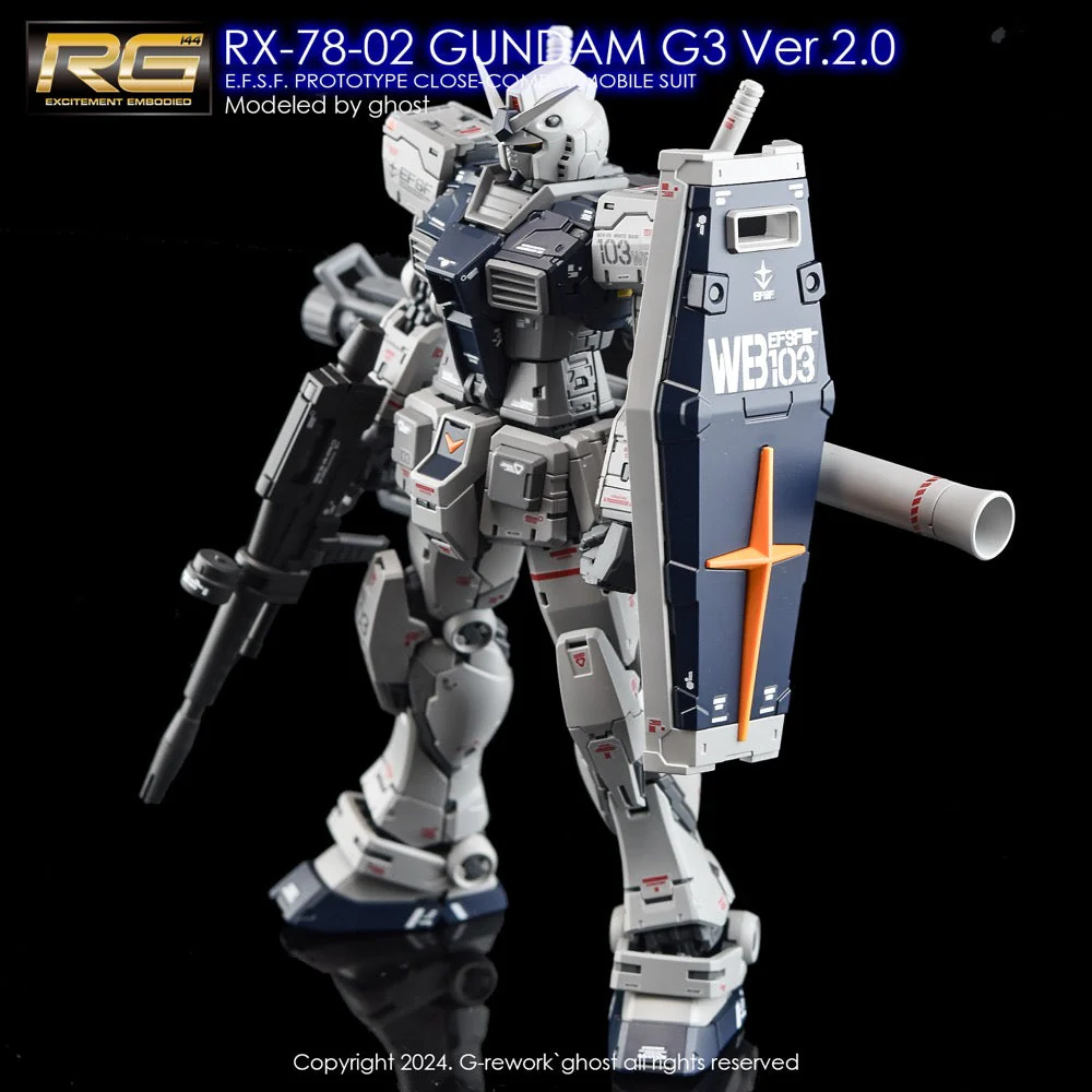 G-Rework CD-RG40-G3 Premium Decal for RG Rx-78-2 Gundam G3 Ver.2.0 - Image 9