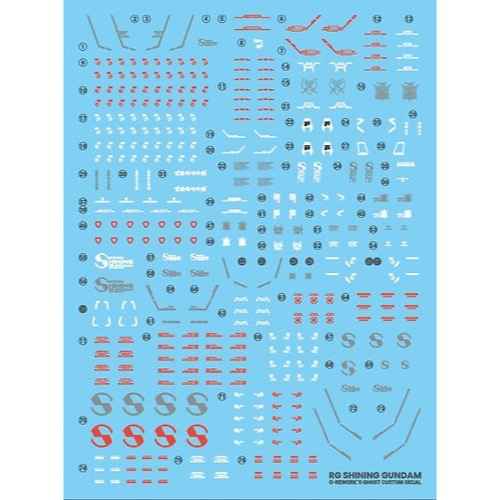 G-Rework CD-RG42 Premium Decal for RG Shining Gundam - Image 2