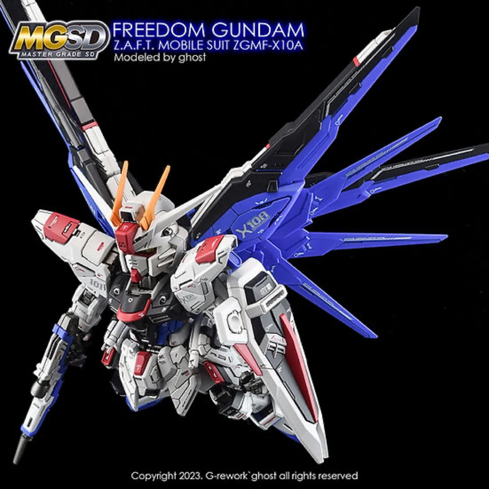 G-Rework CD-MS01 Premium Decal for MGSD Freedom Gundam - Image 9