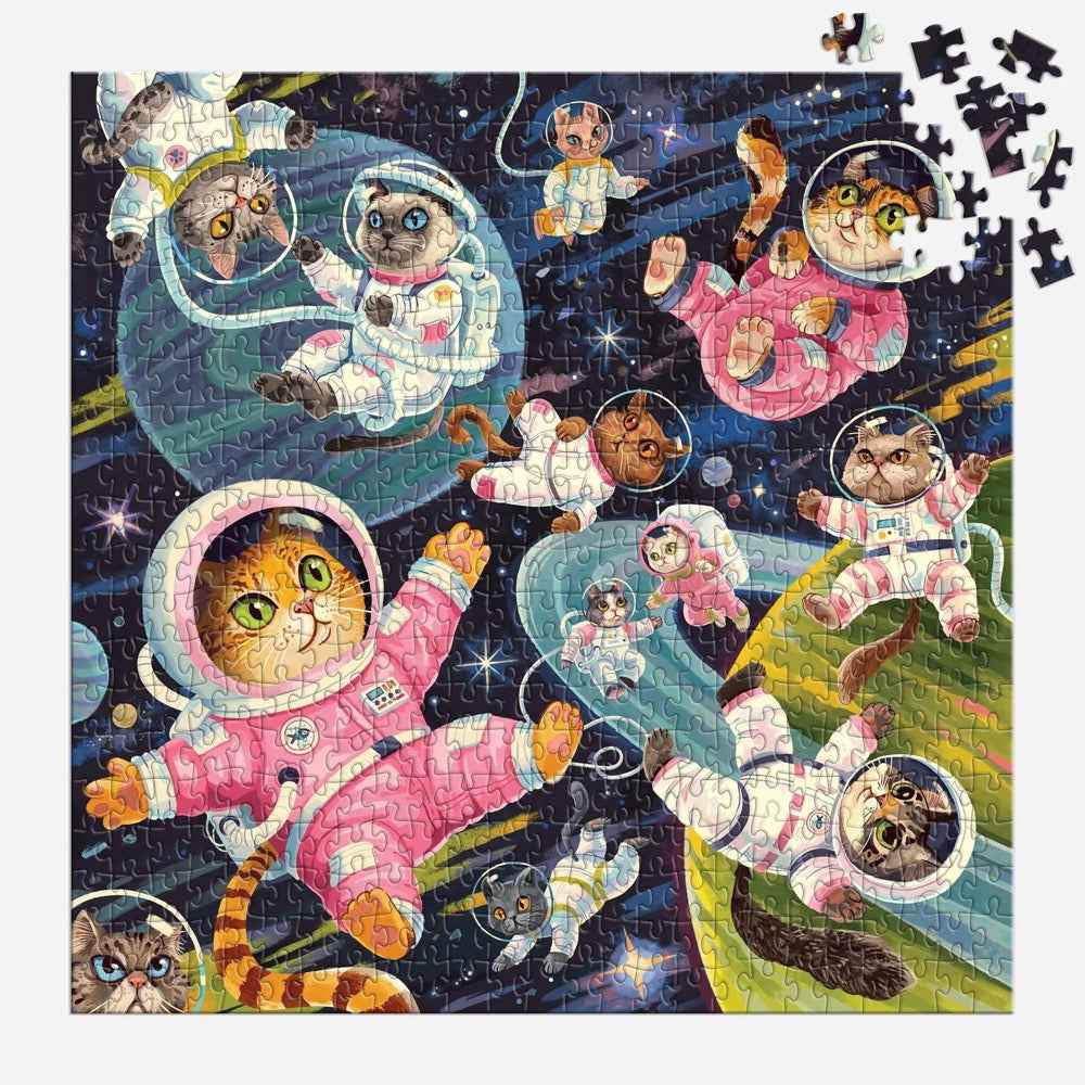 Galison A Space Meowdyssey 500pc Jigsaw Puzzle - Image 4