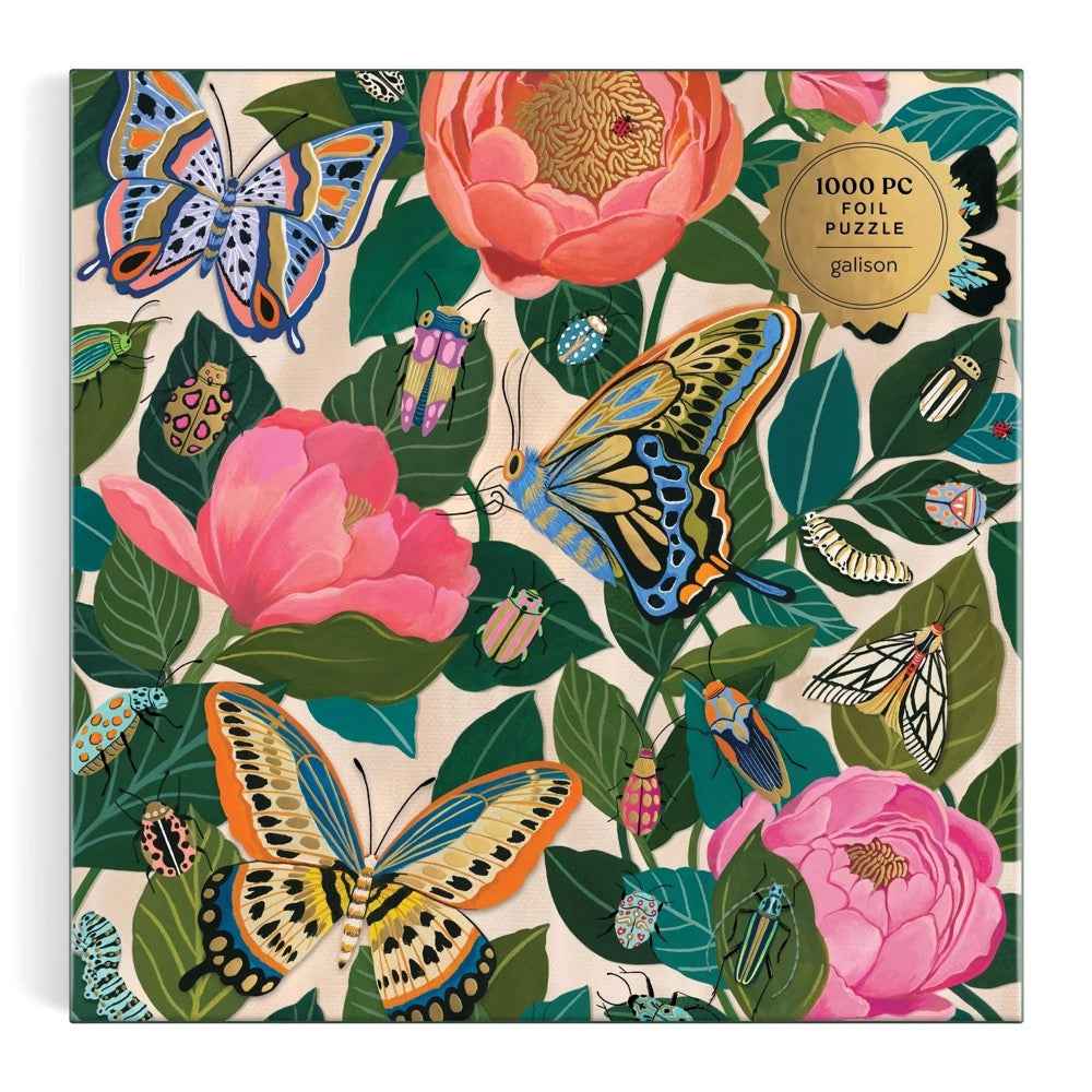 Galison Between the Blooms Foil 1000pc Jigsaw Puzzle - Image 2