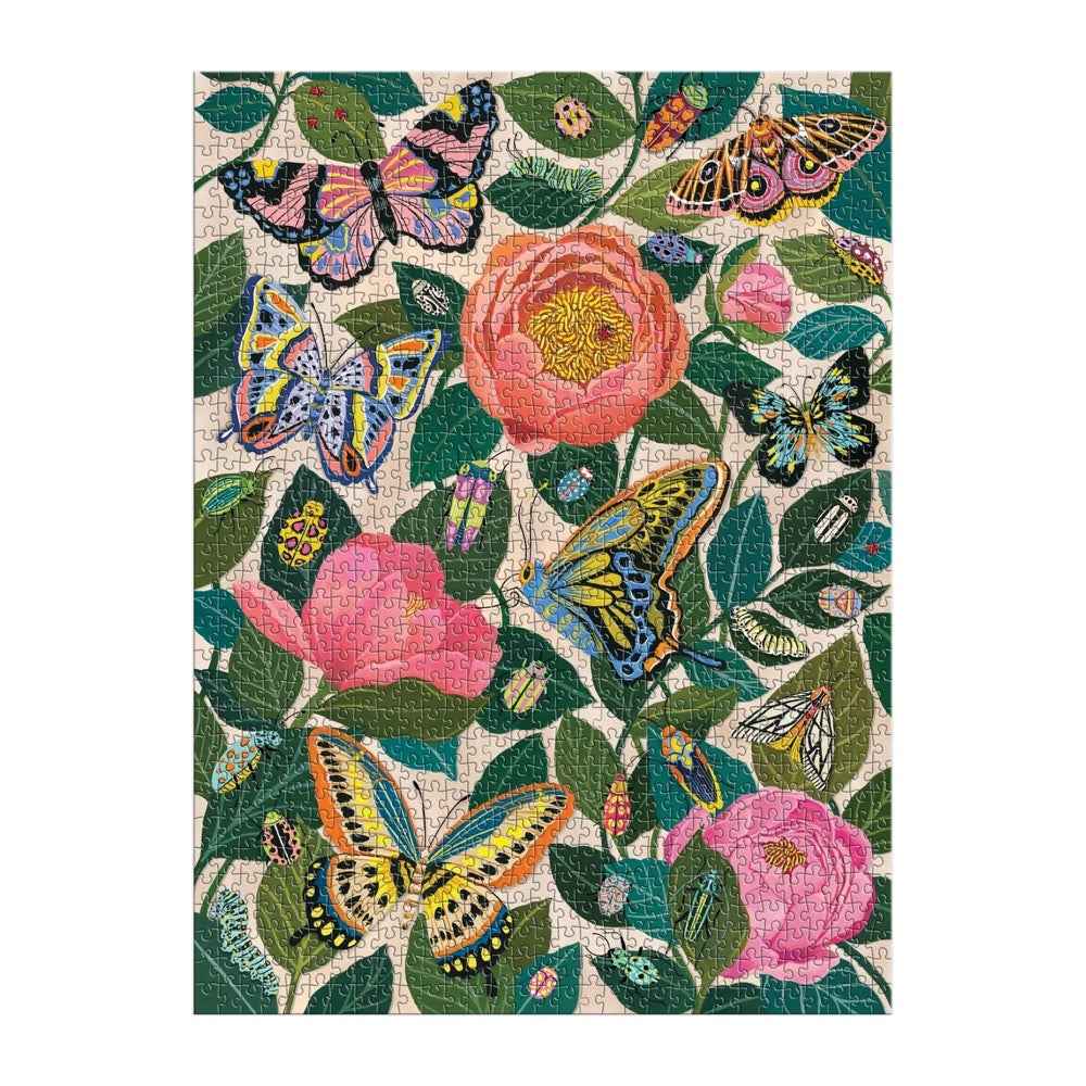Galison Between the Blooms Foil 1000pc Jigsaw Puzzle - Image 3