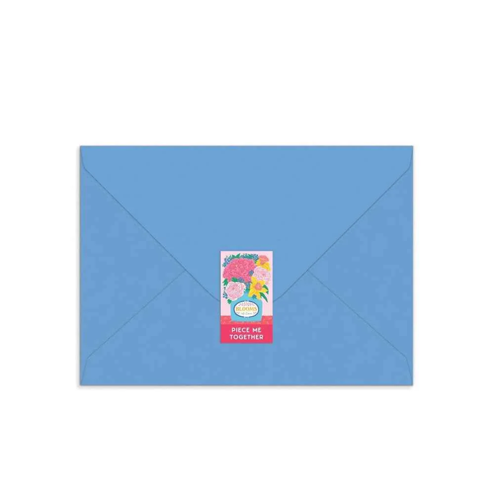 Galison Blooms of Love Greeting Card 60pc Jigsaw Puzzle - Image 5