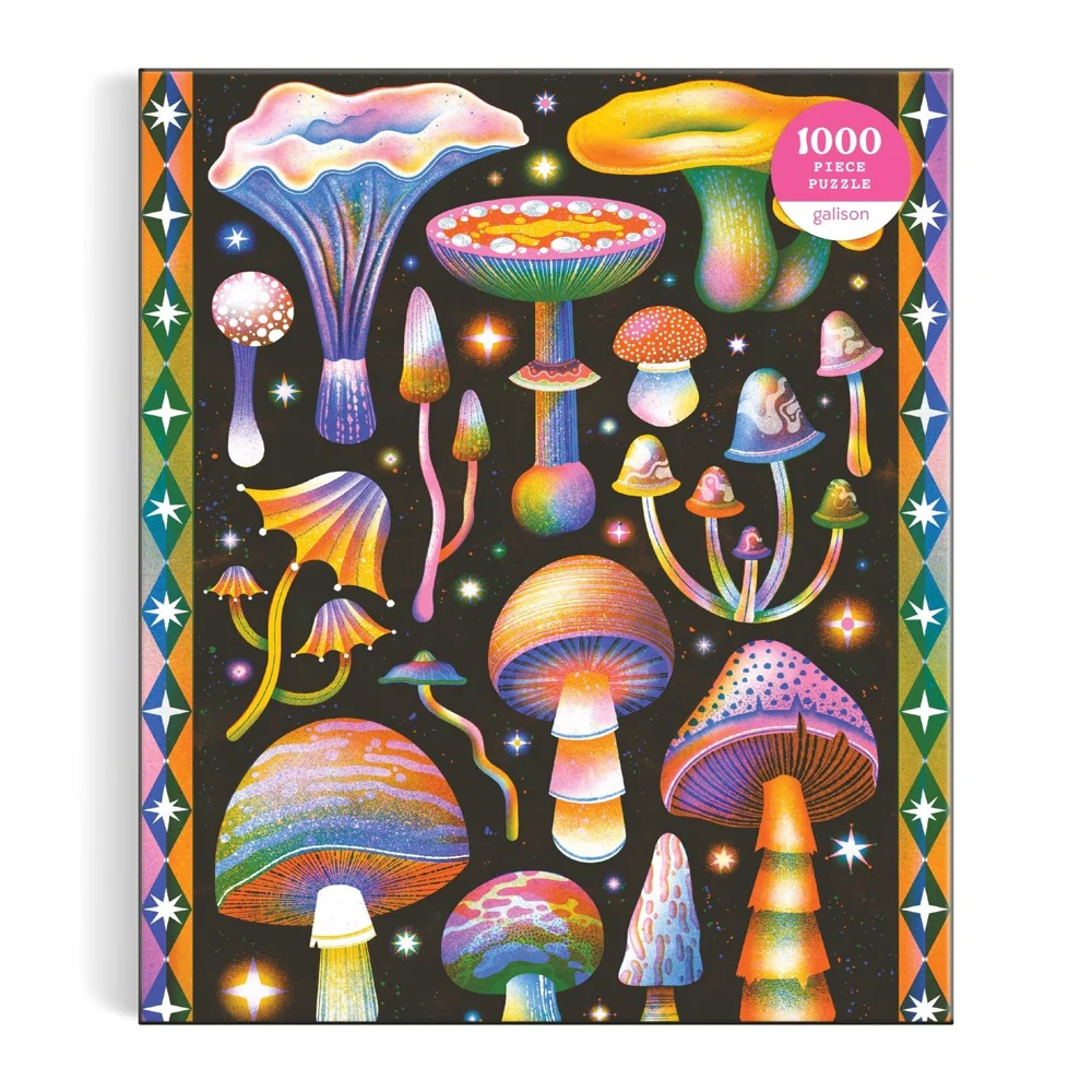 Galison Cosmic Mushrooms 1000pc Jigsaw Puzzle - Image 2