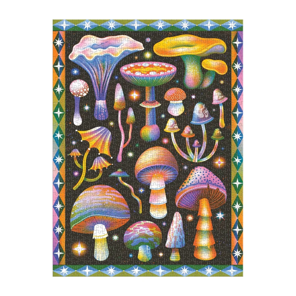 Galison Cosmic Mushrooms 1000pc Jigsaw Puzzle - Image 3