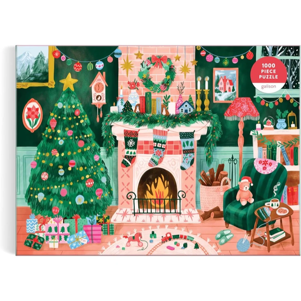 Galison Cozy By The Fireplace 1000pc Jigsaw Puzzle - Image 5
