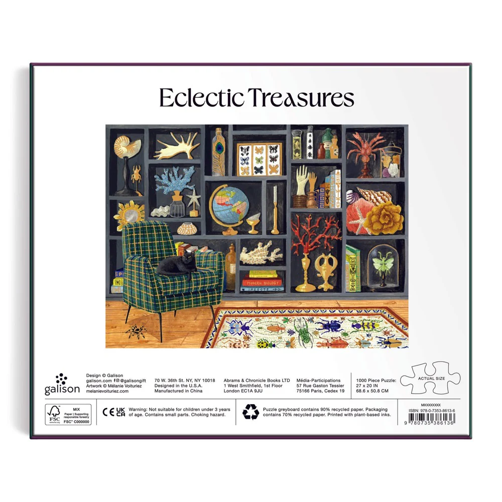Galison Eclectric Treasures 1000pc Jigsaw Puzzle - Image 6