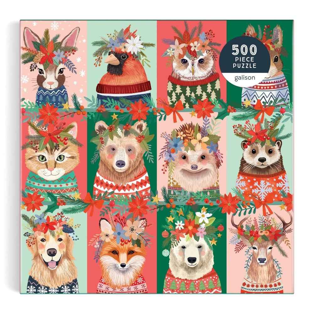 Galison Furry And Bright 500pc Jigsaw Puzzle - Image 2