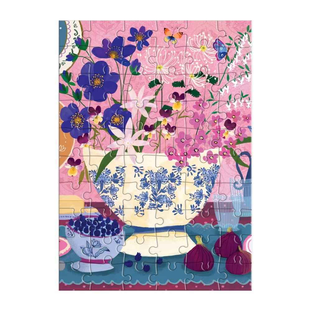 Galison Joy Laforme Art of the Table Greeting Card 60pc Jigsaw Puzzle - Image 2