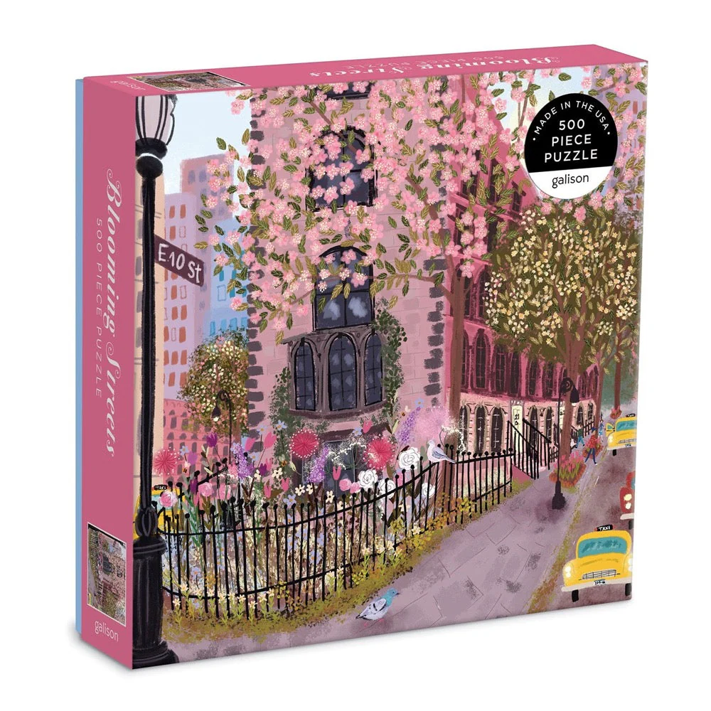 Galison Joy Laforme Blooming Streets 500pc Jigsaw Puzzle - Image 5