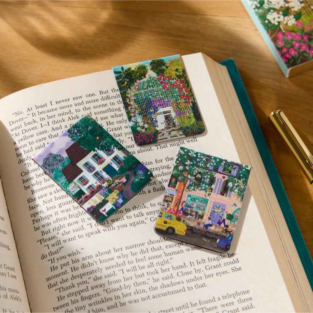 Galison Joy Laforme Everblooming Magnetic Bookmarks Set - Image 2