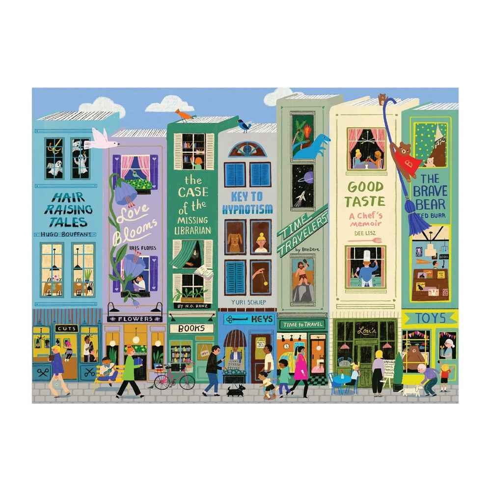 Galison Main Street Books 1000pc Jigsaw Puzzle - Image 5