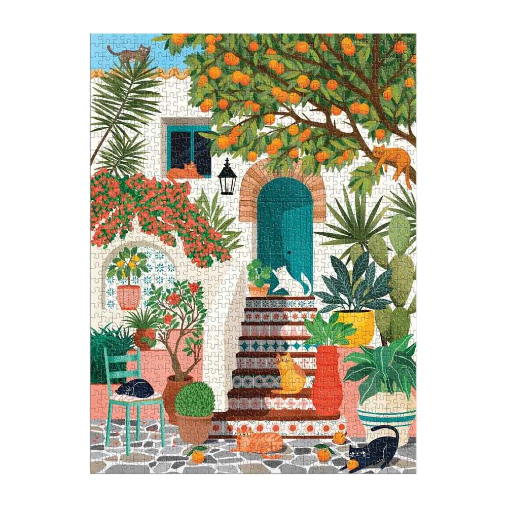 Galison Mediterranean Cats 1000pc Jigsaw Puzzle - Image 3