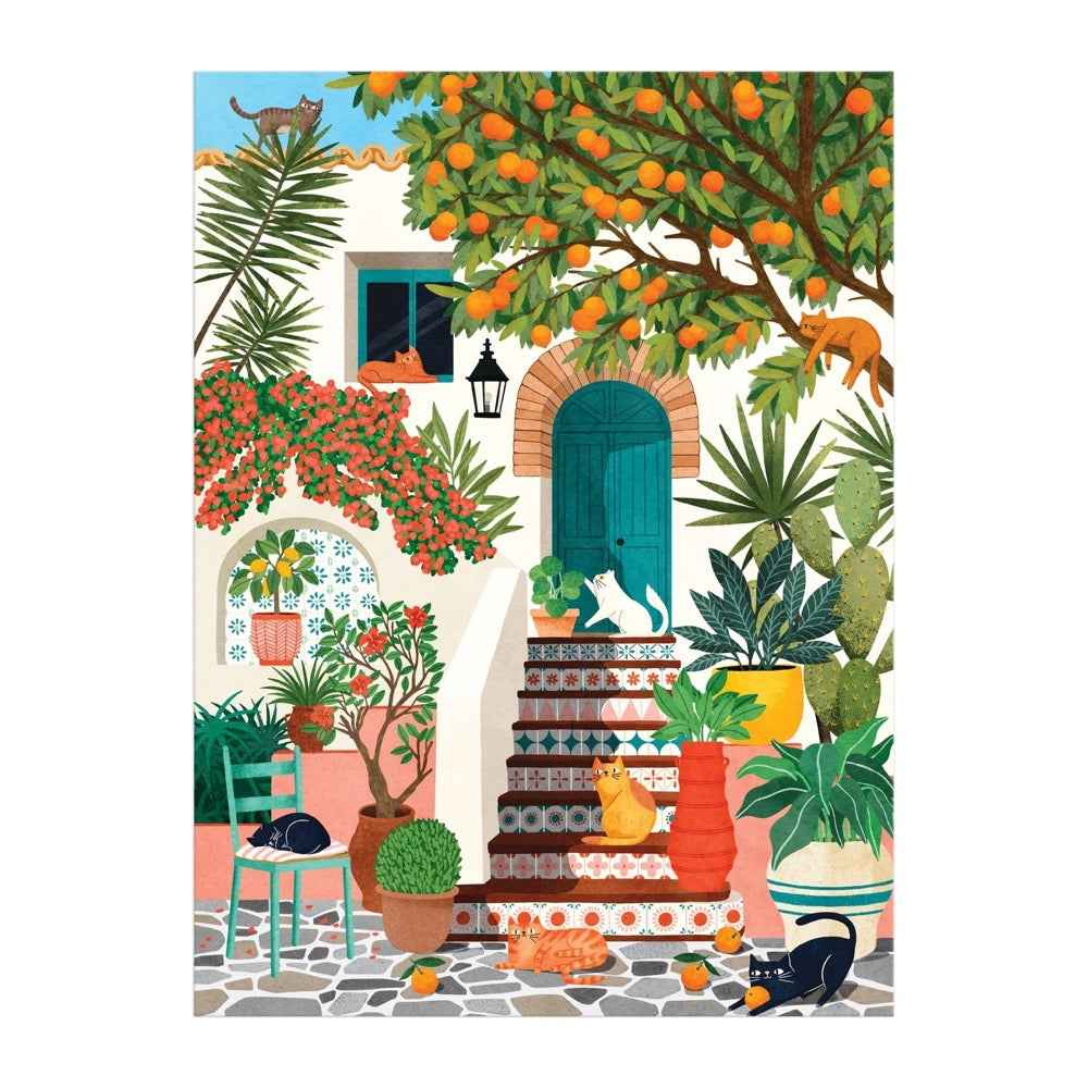 Galison Mediterranean Cats 1000pc Jigsaw Puzzle - Image 5