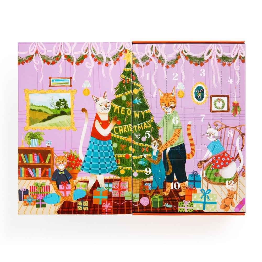 Galison Meowy Christmas 12 Days of Puzzles Advent Calendar - Image 3