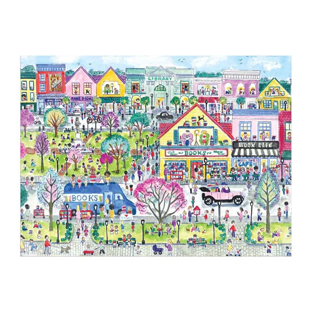 Galison Michael Storrings Book Town 1000pc Jigsaw Puzzle - Image 5