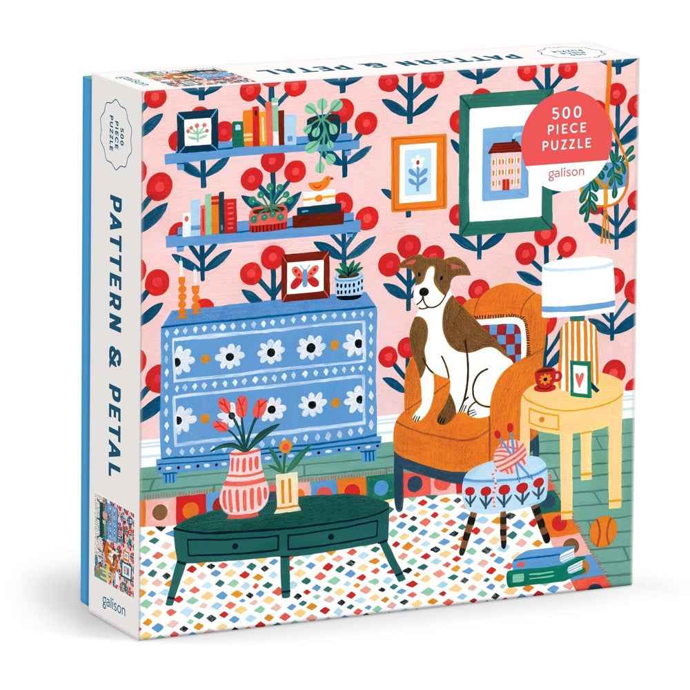 Galison Pattern and Petal 500pc Jigsaw Puzzle