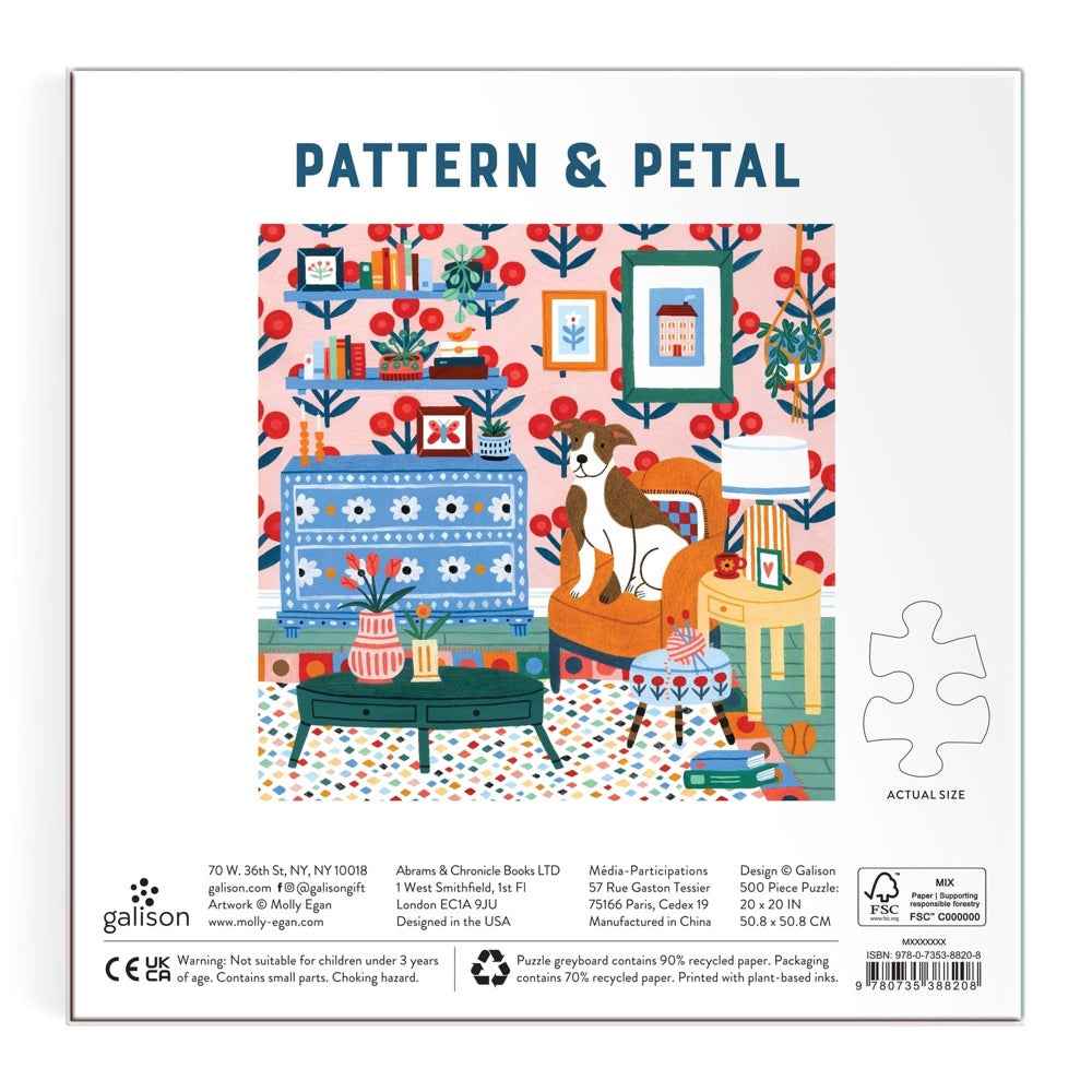 Galison Pattern and Petal 500pc Jigsaw Puzzle - Image 6