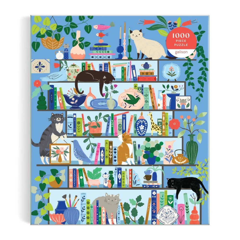 Galison Purrfect Nook 1000pc Jigsaw Puzzle - Image 2