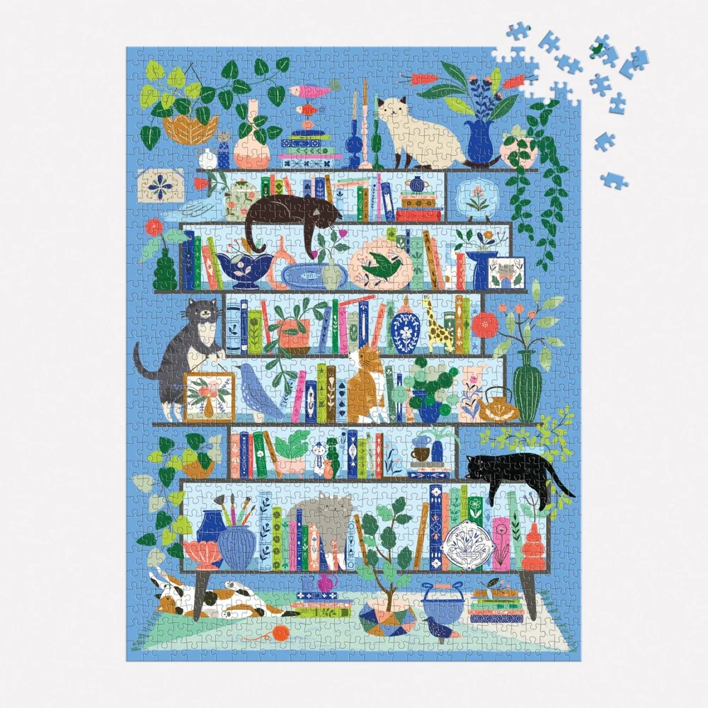 Galison Purrfect Nook 1000pc Jigsaw Puzzle - Image 5