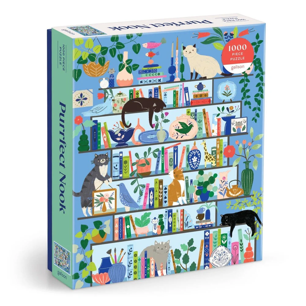 Galison Purrfect Nook 1000pc Jigsaw Puzzle - Image 7