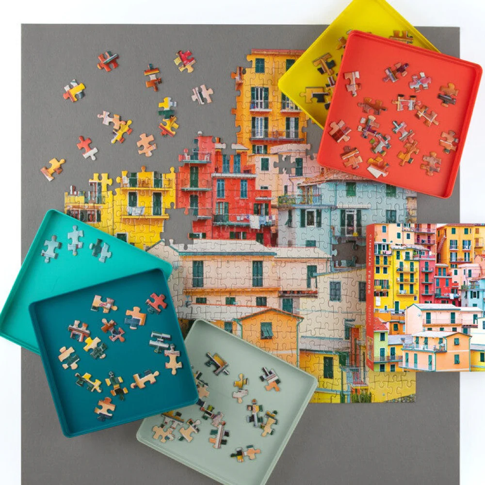 Galison Puzzle Stackable Sorting Trays Multi Coloured (6) - Image 3