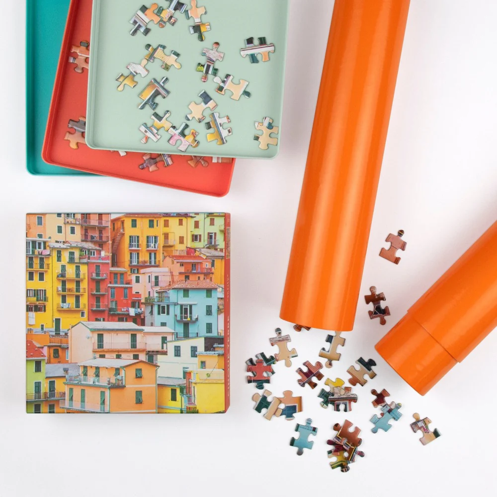 Galison Puzzle Stackable Sorting Trays Multi Coloured (6) - Image 6