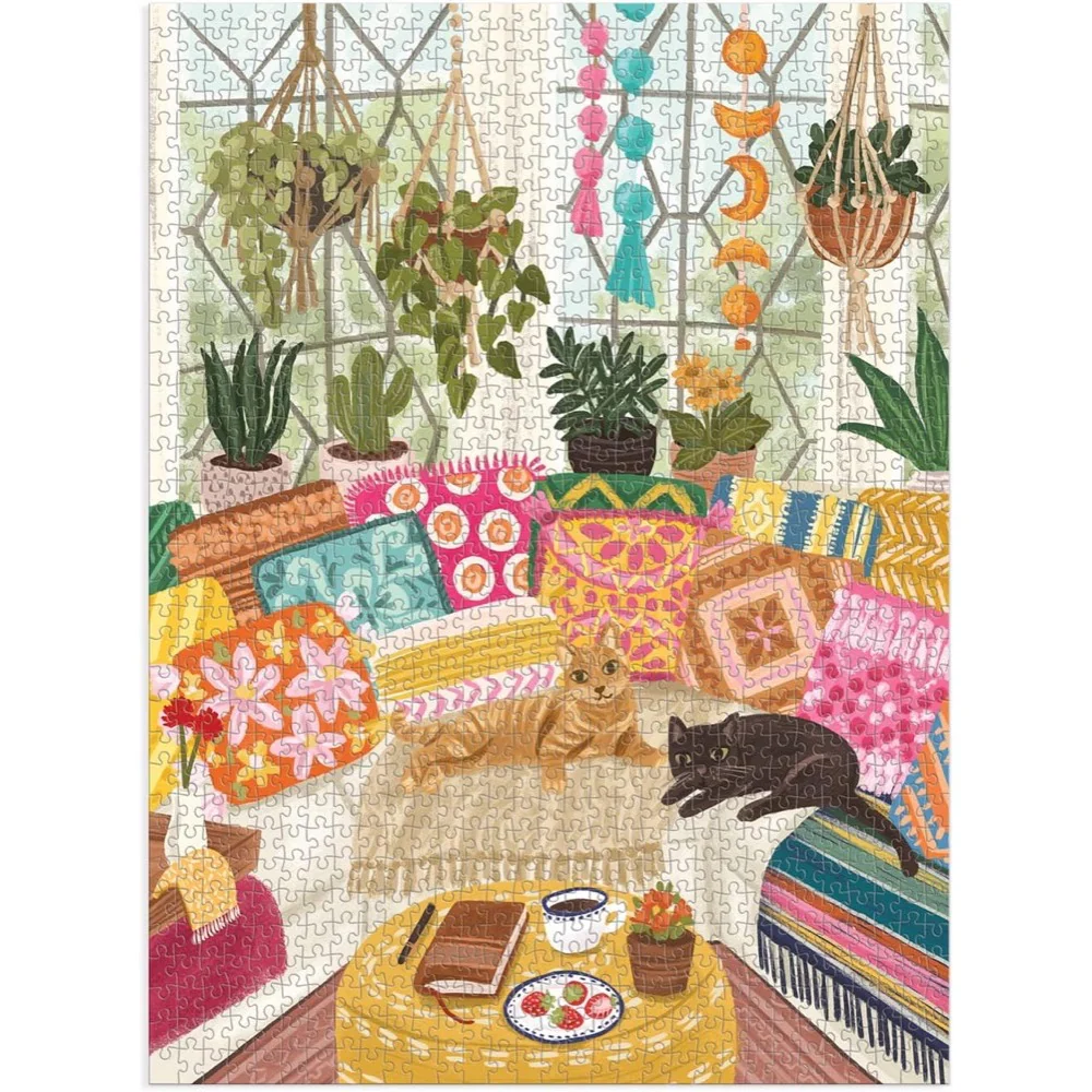 Galison Serenity Meow 1000pc Jigsaw Puzzle - Image 2