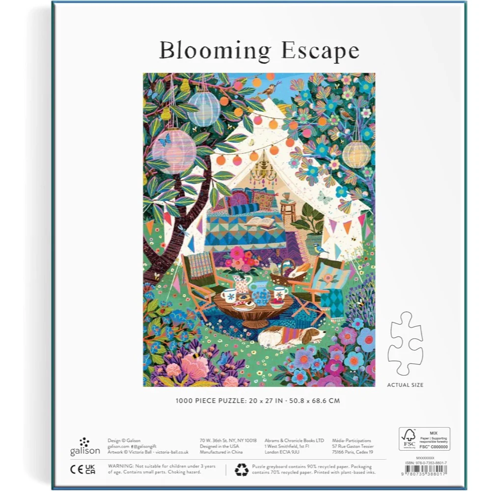 Galison Victoria Ball Blooming Escape 1000pc Jigsaw Puzzle - Image 6