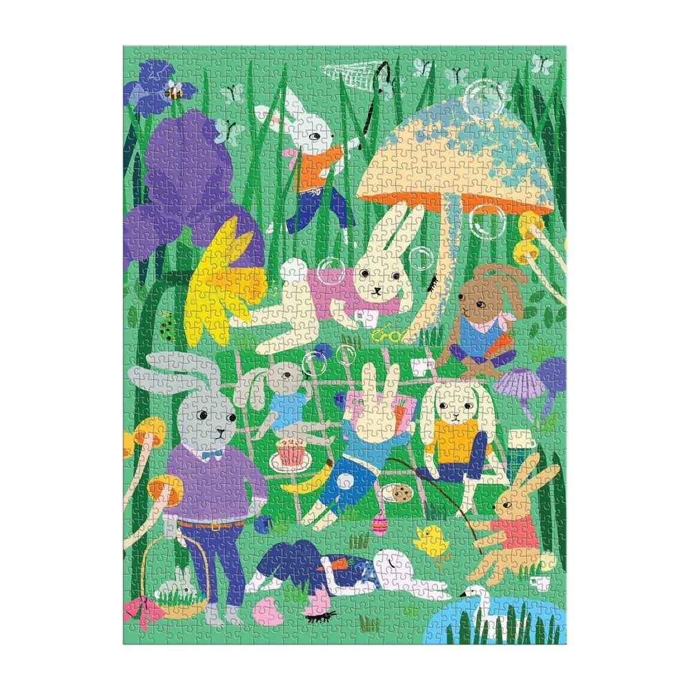 Galison Victoria Ball Bunny Daydream 1000pc Jigsaw Puzzle - Image 3