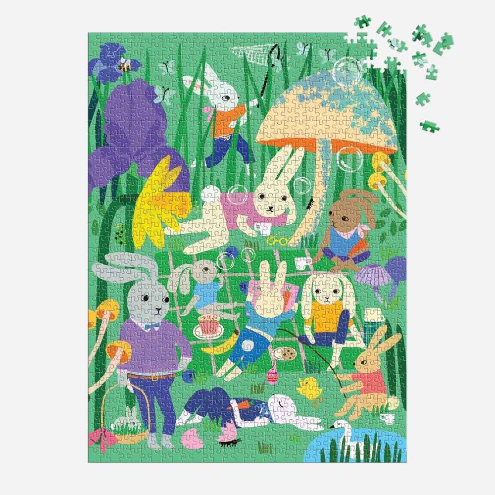 Galison Victoria Ball Bunny Daydream 1000pc Jigsaw Puzzle - Image 4