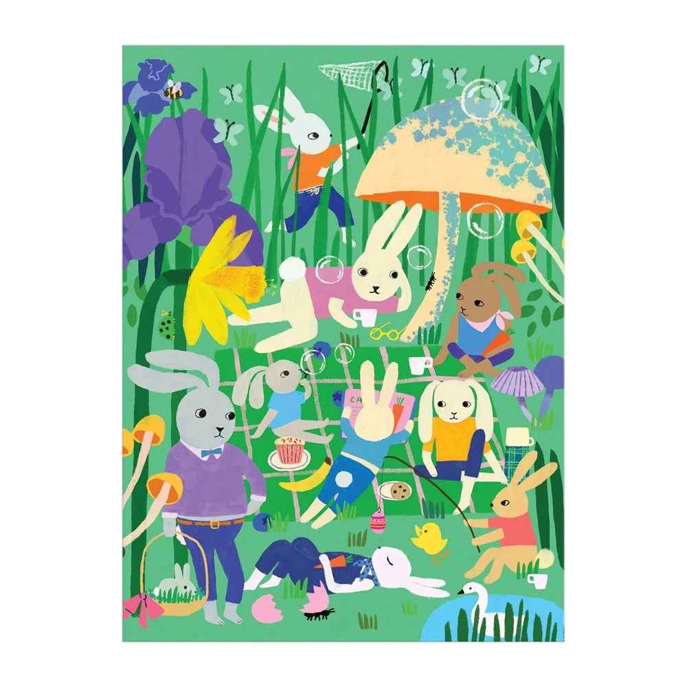 Galison Victoria Ball Bunny Daydream 1000pc Jigsaw Puzzle - Image 5
